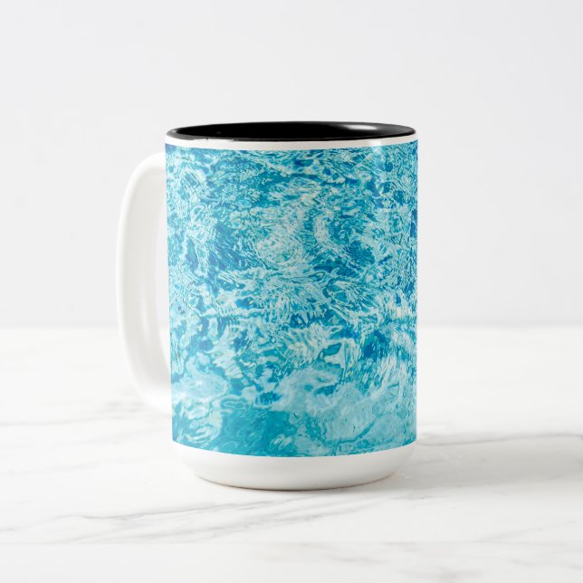 Two-Tone Mug, 15 oz Coffee Mug (Front Left)