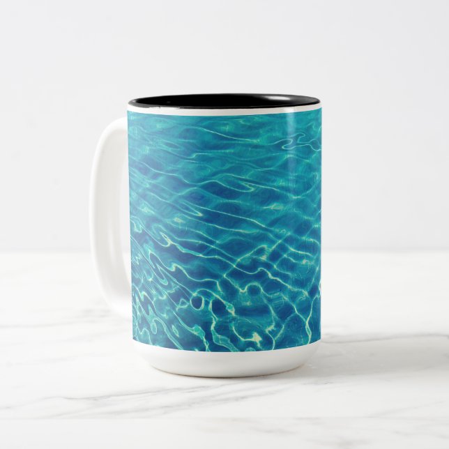 Two-Tone Mug, 15 oz Coffee Mug (Front Left)
