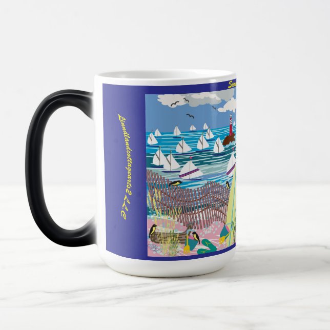 Two-Tone Mug, 15 oz Magic Mug (Left)