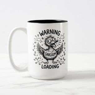 Two-Tone Mug Cosy Quote for Coffee Lovers