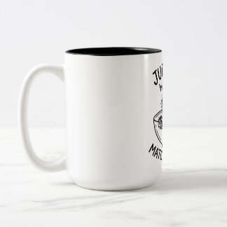Two-Tone Mug Cute Spotted Fawn Humour Quote