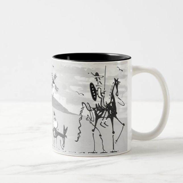 Two-Tone Mug Don Quixote (Right)