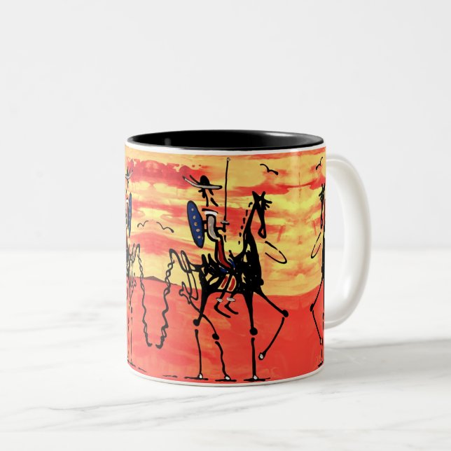 Two-Tone Mug Don Quixote (Front Right)