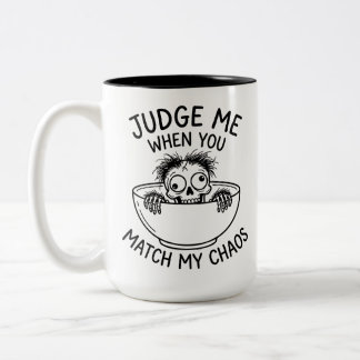 Two-Tone Mug - Funny Rusty Robot Monday Motivation