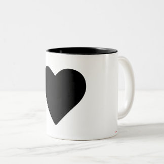 Two-Tone Mug Heart
