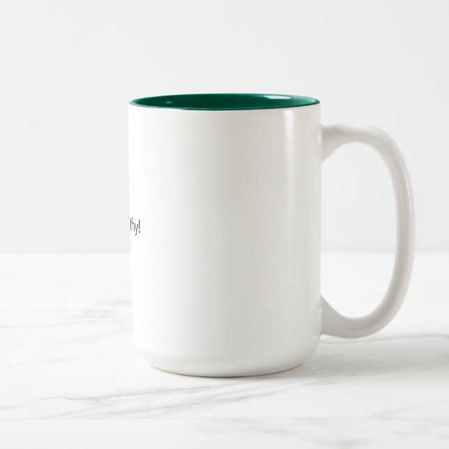 Two Tone Mug  Hunter Green (Right)