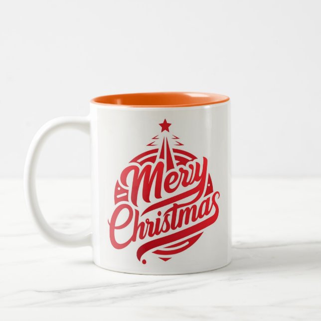 Two-Tone Mug merry Christmas (Left)