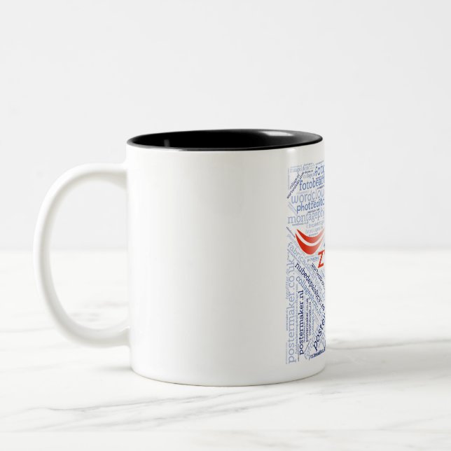 Two-tone mug (square) (Left)