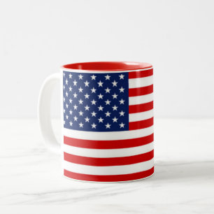 Two-Tone Mug USA Flag