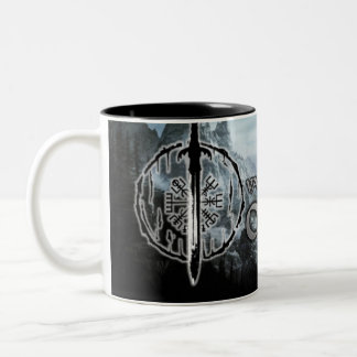 Two-Tone Mug, Valhalla Oliver | Rune Two-Tone Coffee Mug