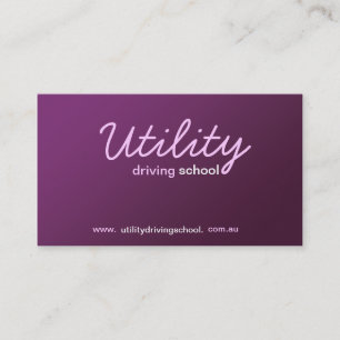 Two Tone Pink and Gray Business Card