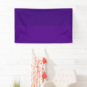 Two-Tone Purple Glitter Event Banner – Customise