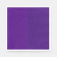 Two-Tone Purple Luxe Paper Napkin – Customisable