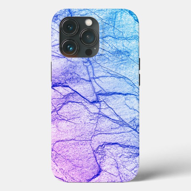  Two Tone Purple Marble Look Case-Mate iPhone Case (Back)