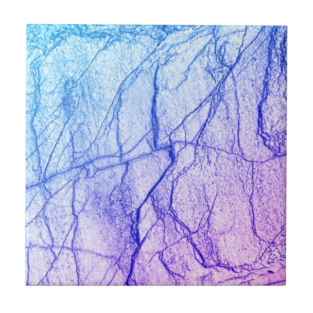  Two Tone Purple Marble Look Ceramic Tile (Front)