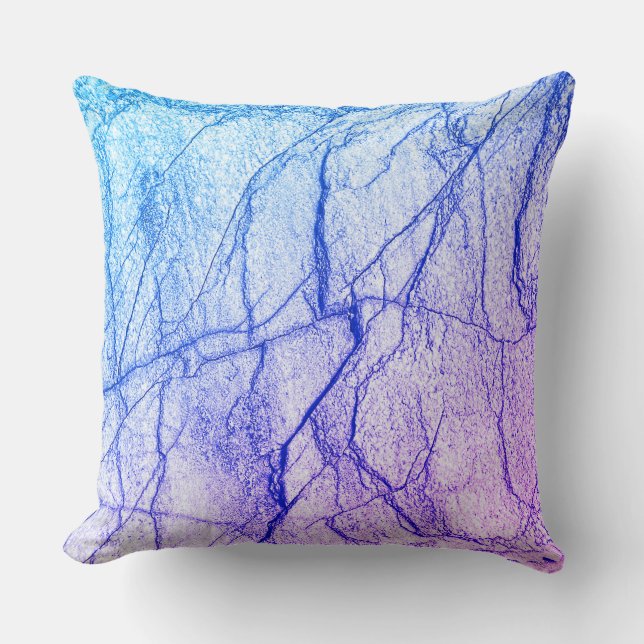  Two Tone Purple Marble Look Cushion (Front)