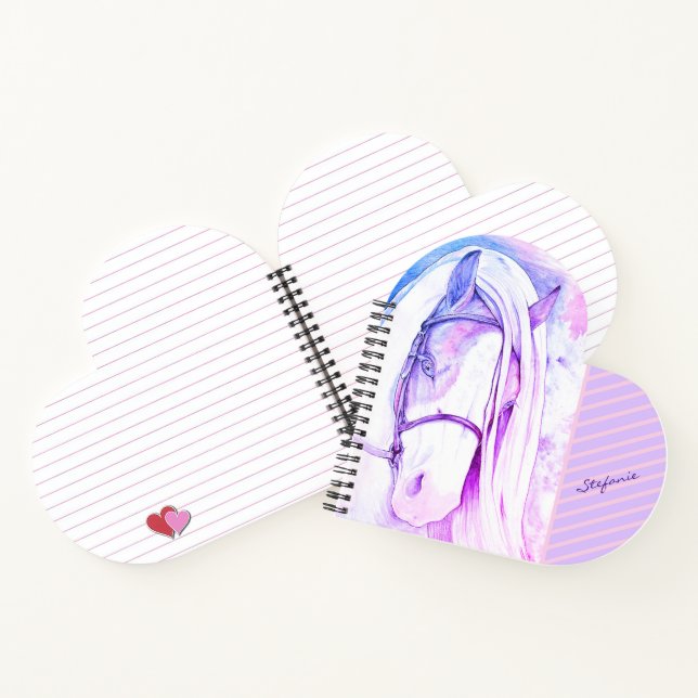 Two Tone (purple) Notebook (Inside)