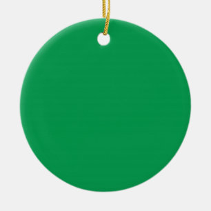 Two-Tone Red & Green Background on an Ornament