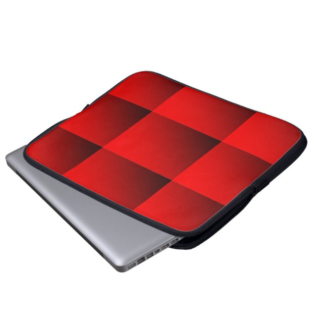 Two Tone Red Laptop Sleeve (Front Bottom)