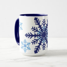 Two Tone Snowflakes