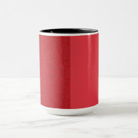 Two-Tone Tomato Red Noise Ceramic Mug – Customise