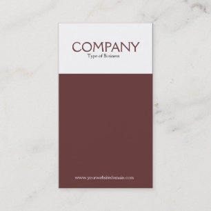 Two Tone Vertical (663333) Business Card