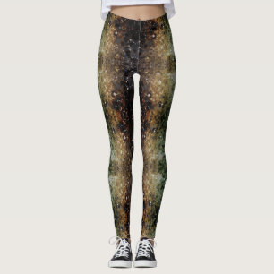 Two Toned Front + Back Pair of Customised Modern Leggings