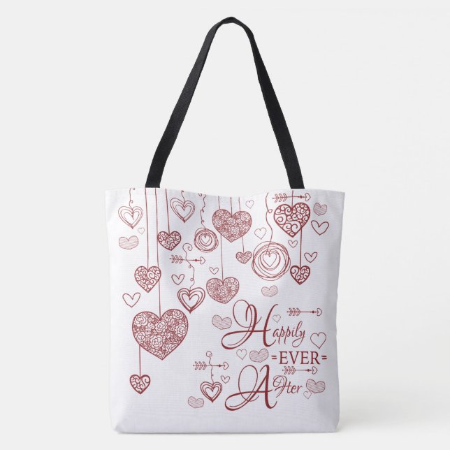 Two Toned Happily Ever After Tote Bag (Back)
