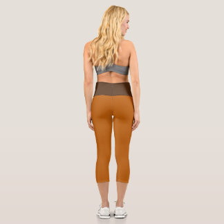 TWO TONED / High Waisted Capris