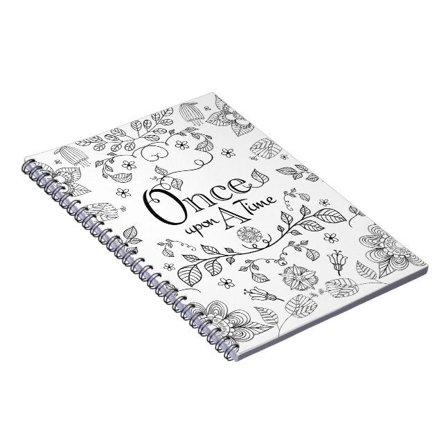 Two Toned Once Upon A Time Notebook (Right Side)