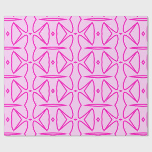 Two Toned Pink Pattern Wrapping Paper