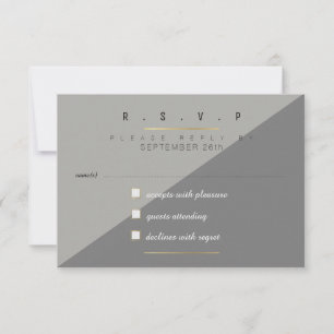 two tones of grey rsvp