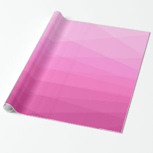 Two Tones Pink Polygonal Wrapping Paper
