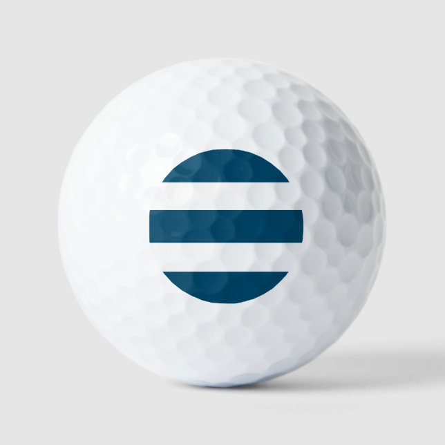 Two Tones Stripes Golf Balls (Front)