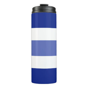 Two Tones Stripes Thermal Tumbler