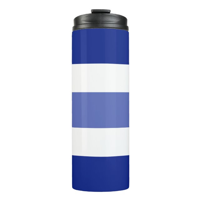 Two Tones Stripes  Thermal Tumbler (Front)