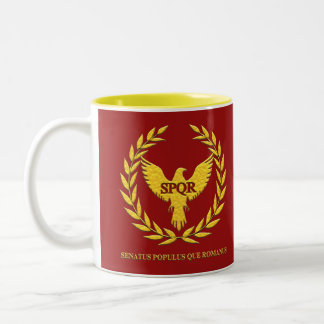 Two Tons (Two-Tone Mug) Roman Eagle Two-Tone Coffee Mug