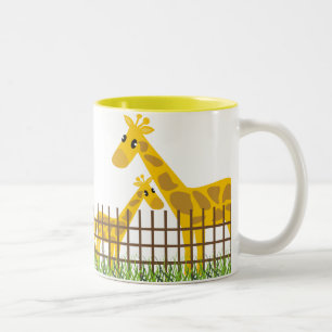 Two (Too) Cute Giraffes Mugs