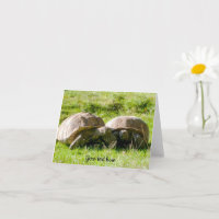 Two Tortoises - Best Friends! Greeting Card
