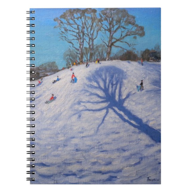 Two Tree shadows Bolehill Wirksworth 2009 Notebook (Front)