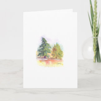 Two trees, two friends card