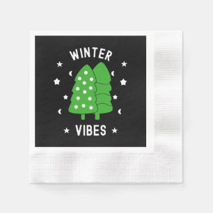 Two Trees Winter Vibes Napkin