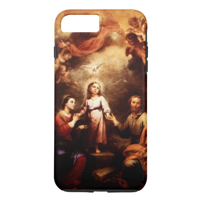 Two Trinities - The Holy Family - Murillo Case-Mate iPhone Case (Back)