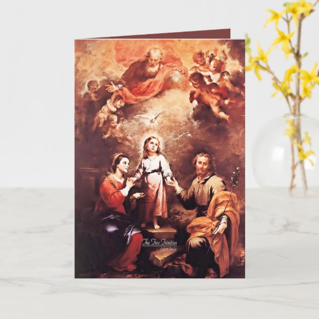 Two Trinities with Prayer Card (Yellow Flower)