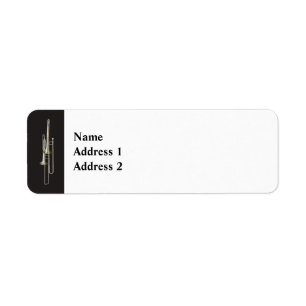 Two Trombones Return Address Label