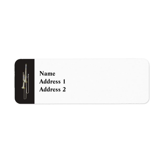 Two Trombones Return Address Label (Front)