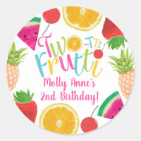 TWO-tti Frutti Tutti Frutti Girl 2nd Birthday