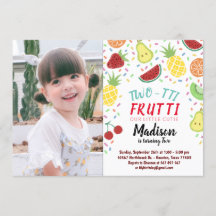 Two-tti Frutti Tutti Frutti Summer Birthday Photo