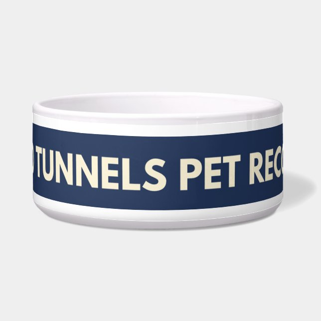 Two Tunnels Dog Bowl  (Front)