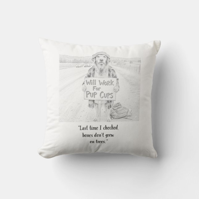 Two Tunnels Dog Pillow  (Front)